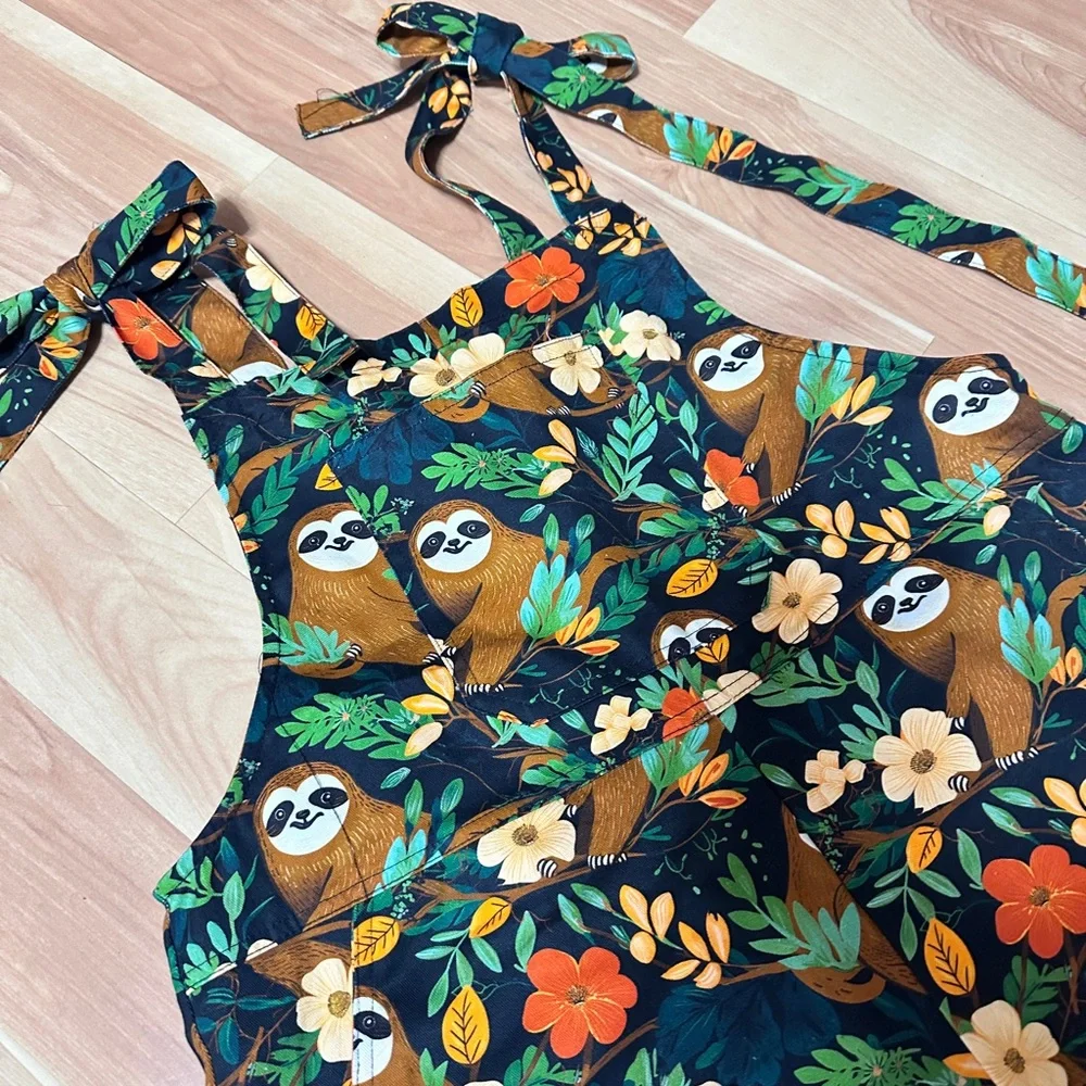 Sloth and Floral Print Jumpsuit - Picture 5 of 7